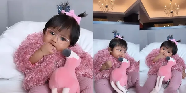 Potret Cunda Anak Denny Caknan Jadi Syahrini Kecil, Pakai Baju Bulu-bulu Nggemesin Kayak Boneka