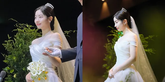 Potret Dahyun TWICE di Momen 'Pernikahannya', Pakai Gaun Pengantin Cantiknya Luar Biasa