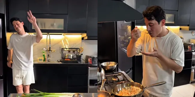 7 Potret Dapur Rumah Nino Fernandez, Desain Estetik dan Modern Bikin Masak Jadi Betah