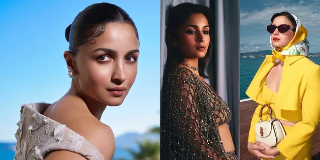 Potret Debut Alia Bhatt di Red Carpet Festival Film Cannes 2025, Stunning dengan Gaya Klasik Glamor