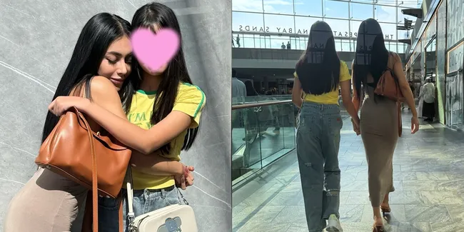 Potret Denada dan Aisha Sang Putri Saat Jalan Bareng, dari Belakang Dibilang Kembar