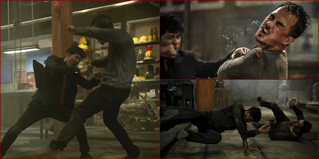 Potret Detail Pertarungan Intense Iko Uwais & Joe Taslim di TNFCU