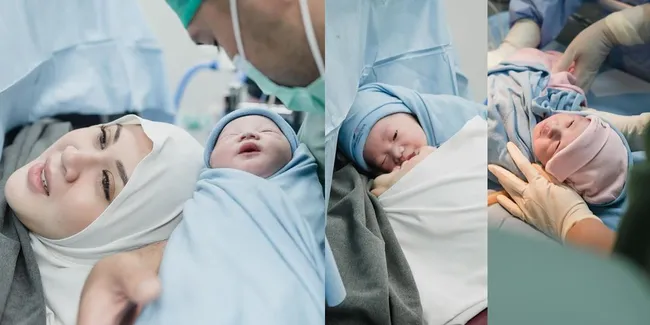 Potret Detik-detik Kesha Ratuliu Melahirkan Anak Ketiga, Bayi Laki-laki Ganteng - Langsung Umumkan Nama