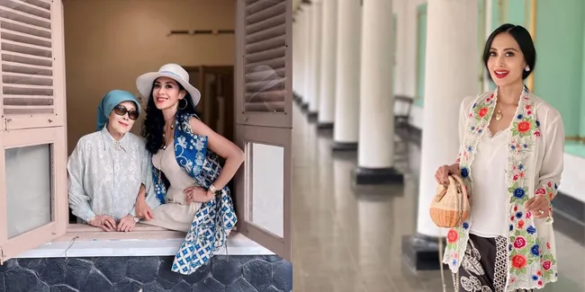 Potret Diah Permatasari Berkunjung ke Kota Solo, Temui Sang Ibunda - Mampir Pura Mangkunegaran
