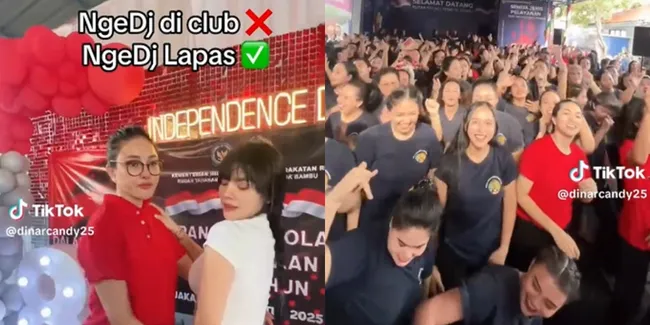 Potret Dinar Candy NgeDJ di Lapas, Asik Joget Bareng Nikita Mirzani