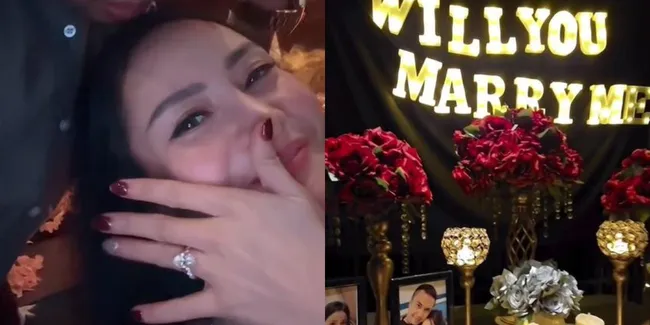 7 Potret Dinner Romantis Mawar AFI dengan Kevin Wazeng, Jadi Momen Lamaran - Tak Hentinya Umbar Senyum Bahagia