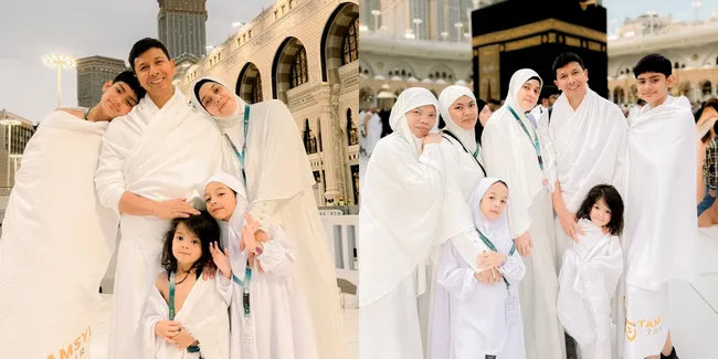 Potret Fairuz A Rafiq Umrah Sekeluarga, Ajak Para Pengasuh Anaknya