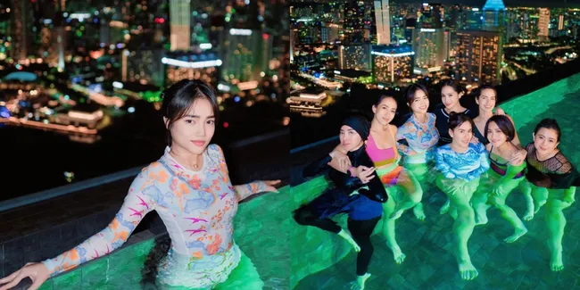 Potret Fuji Renang di Marina Bay Sands Bareng Nagita Slavina Hingga Nia Ramadhani Disebut Netizen Makin Berkelas Circlenya di Mana-Mana
