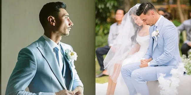 Potret Gagah Vincent Verhaag di Acara Pernikahan dengan Jessica Iskandar, Pancarkan Pesona Suami Idaman Pakai Setelan Jas