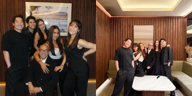 7 Potret Geng Menteri Ceria Ngumpul Lengkap di Ultah Iwet Ramadhan, Luna Maya Ditemani Maxime Bouttier