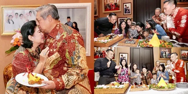 Potret Hangat Ani Yudhoyono Rayakan Ultah Bersama Anak dan Cucu 