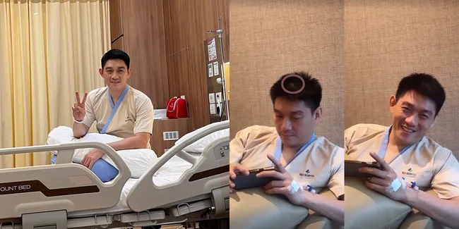 Potret Ifan Seventeen Lakukan Operasi Tumor di Kepala, Tetap Senyum dan Ceria - Benjolan Tampak Jelas