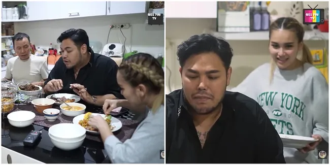 Potret Ivan Gunawan Makan Malam Bareng Keluarga Ayu Ting Ting, Ayah Rozak Sudah Akrab Dengan Calon Mantu