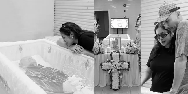 Potret Jessica Iskandar Tegar di Persemayaman Mendiang Hardy Iskandar, Ikhlas Lepaskan Kepergian Sang Ayahanda