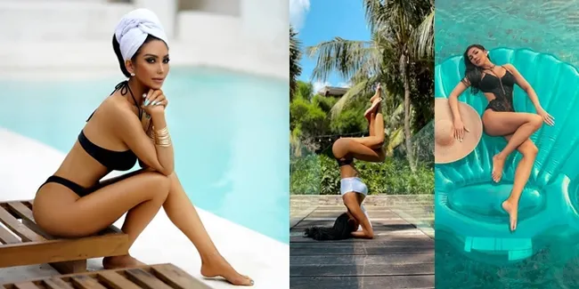 Potret Junita Liesar Sahabat Syahrini yang Masih Hot Abis di Usia 51 Tahun, Bikini Body-nya Bikin Iri