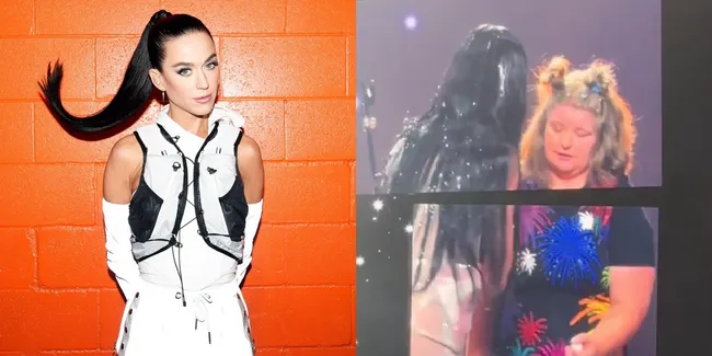 Potret Katy Perry Atasi Situasi saat Fans Pingsan di Panggung karena Terlalu Gugup Ini Viral