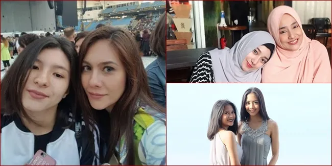 Potret Keakraban Para Artis Dengan Putrinya Yang Beranjak Dewasa
