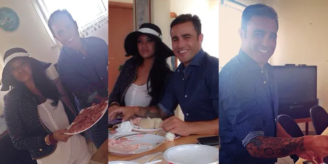 Potret Kedekatan Farah Quinn dan Fabio Cannavaro, Romantis!