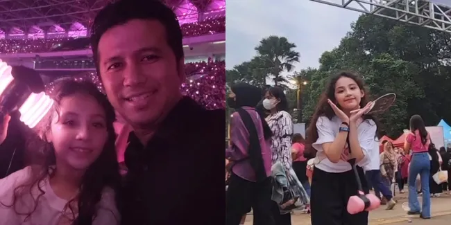 Potret Keisha Anak Perempuan Arumi Bachsin Nonton Konser BLACKPINK Ditemani Emil Dardak, Ekspresi Sang Ayah Jadi Sorotan