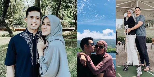Potret Kemesraan Olla Ramlan - Aufar Hutapea, Tersenyum Bahagia di Tengah Isu Cerai