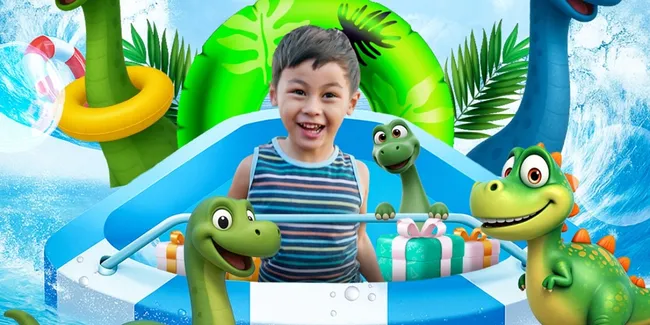 Potret Kenzo Anak Baim Wong Ultah, Dicium Cinta Laura dan Luna Maya