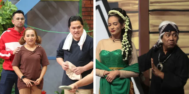 Potret Keseruan Erick Thohir Adu Peran dengan Raffi Ahmad & Angel Karamoy