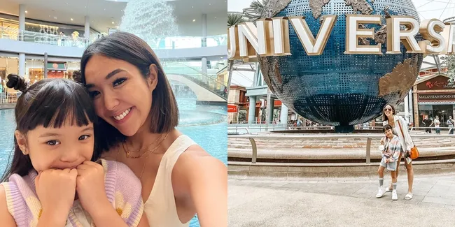 Potret Keseruan Gisella Anastasia Liburan Bareng Gempi Selama di Luar Negeri, Lihat Beruang Lucu - Berenang Bareng Pamer Punggung Mulus Bertato