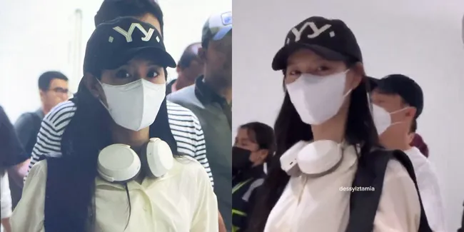 Potret Kim Ji Won Tiba di Indonesia dan Disambut Ribuan Fans, Sapa Balik Penggemar yang Memanggil