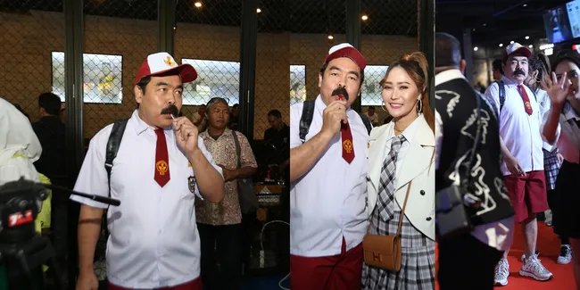 Potret Kocak Adam Suseno Suami Inul Jadi Anak SD, Bergaya Cupu Meski Kumis Tebal Tak Bisa Menipu