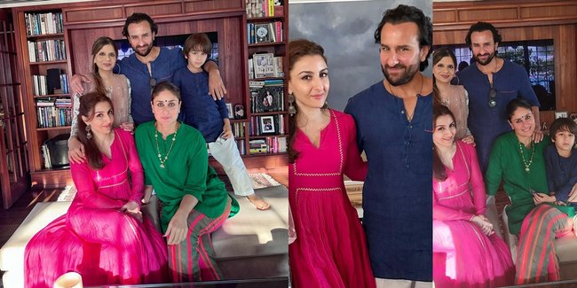 Potret Lebaran Keluarga Saif Ali Khan, Kareena Kapoor Ikut Merayakan Meski Beda Agama - Taimur Ganteng Kebangetan