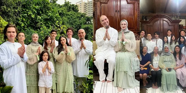 Potret Lebaran Mulan Jameela dan Ahmad Dhani, Tinggi Safeea Disorot Karena Sudah Lampaui Tiara