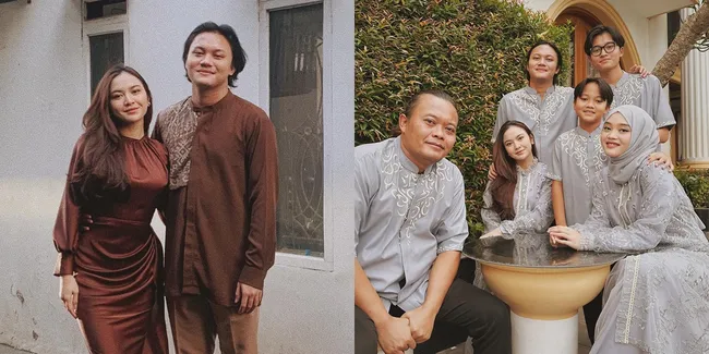Potret Mahalini yang Beragama Hindu Ikut Rayakan Lebaran Bareng Rizky Febian dan Kembaran Baju Sama Keluarga Sule, Keisya Levronka: Ashadu