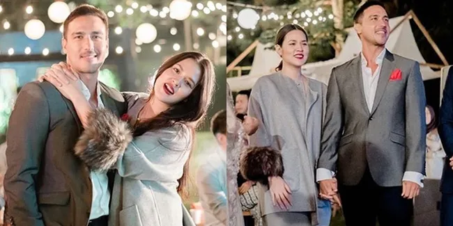 Potret Manis Mesra Raisa & Hamish Daud Hadiri Pernikahan Sahabat