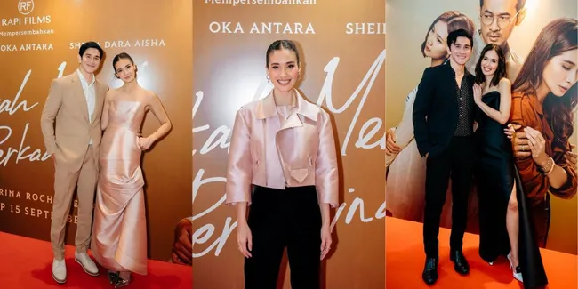 Potret Marsha Timothy Saat Special Screening Film 'NOKTAH MERAH PERKAWINAN', Ditemani Sang Suami!