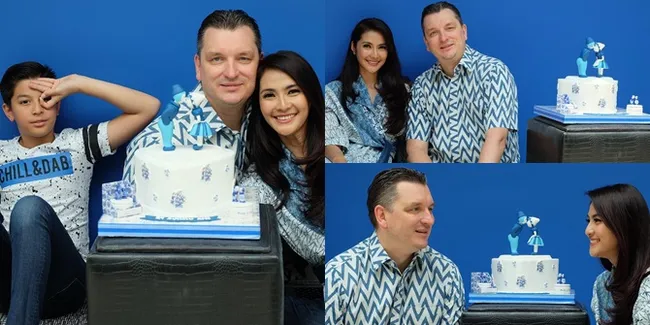 FOTO Maudy Koesnaedi Rayakan 17 Tahun Pernikahan Bersama Keluarga