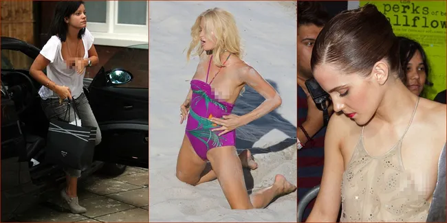 Potret Memalukan Para Seleb Hollywood Ketika Alami Nip Slip
