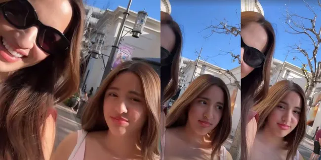 Potret Mikhayla Bakrie Jalan-jalan di Los Angeles, Warna Rambut Baru dan Makeup Tipis Bikin Makin Cantik