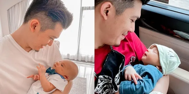 Potret Momen Irwansyah Gendong Ukkasya, Nggak Bisa Berhenti Tunjukkan Senyum Bahagia