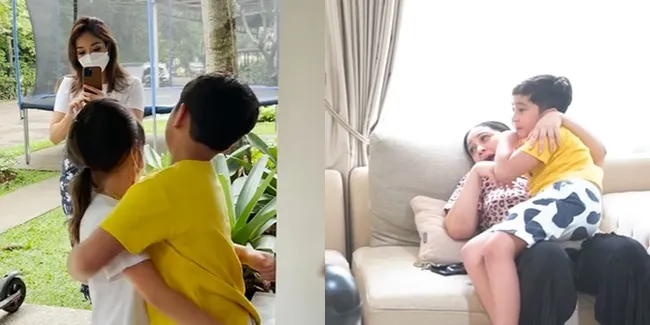 Potret Nagita Slavina dan Rafathar Beri Kejutan Ultah Buat Gempi, Kebersamaan Gading Marten & Gisel Jadi Sorotan