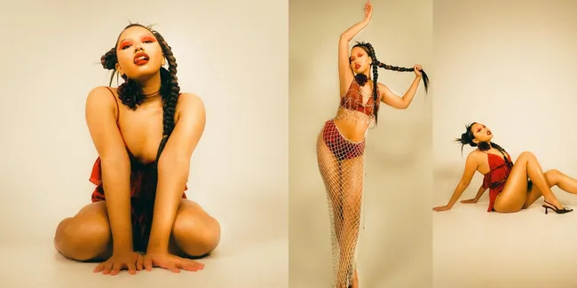 Potret Naja Anak Armand Maulana - Dewi Gita Tampil Berani, Hot Pakai Lingerie - Braless