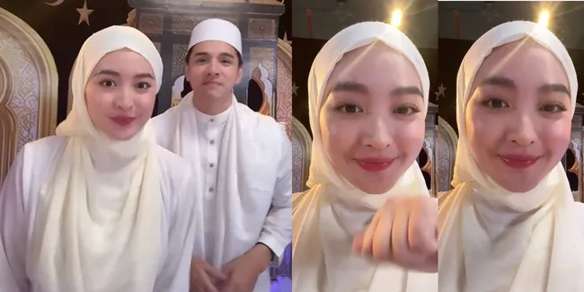 Potret Natasha Wilona Adem Banget Pakai Hijab, Lucu Saat Bikin Tren Sama Rionaldo Stockhorst