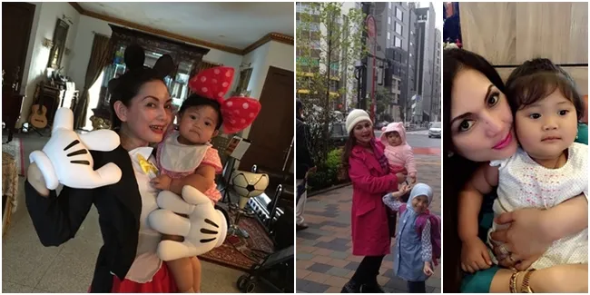 Potret Nia Daniati Kala Mengasuh Cucu Tercinta, Asyik Gaul Abis!