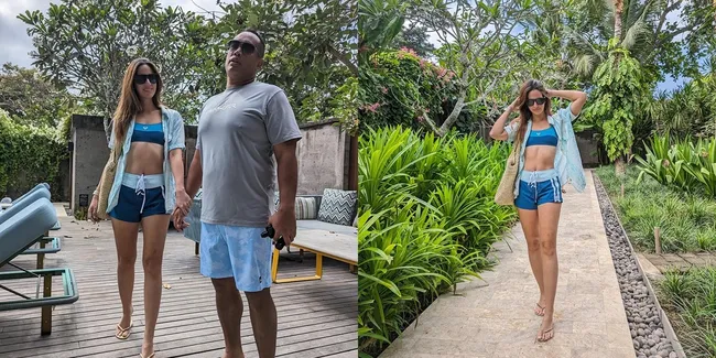 Potret Nia Ramadhani Pamer Perut Sixpack dan Body Goals Dalam Balutan Sport Bra - Pesona Cantik Awet Muda Disorot