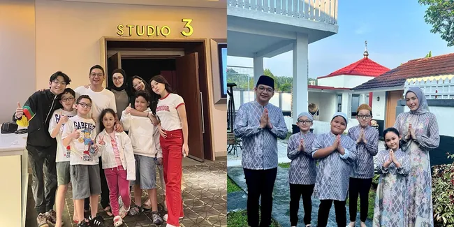 Potret Pasha Ungu Bareng 7 Anak dari Dua Pernikahan, Akur Semua Meski Beda Ibu
