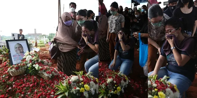 Potret Pemakaman Rony Dozer, Diiringi Isak Tangis Keluarga - Istri Bantah Suaminya Meninggal Sendirian di Rumah