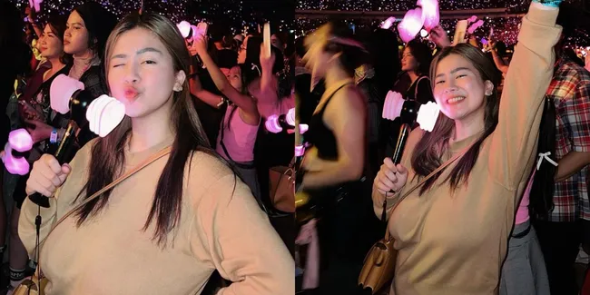 Potret Penampilan Felicya Angelista Ramai Disorot Saat Nonton Konser BLACKPINK, Netizen: Nggak Kayak Artis Lain!