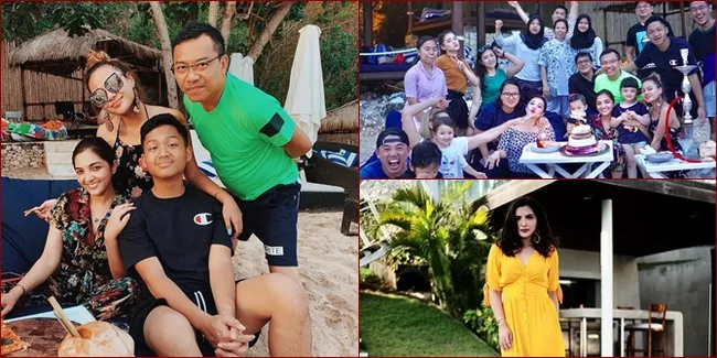 Potret Perayaan Ultah Ke-35 Ashanty, Dapat Ciuman Dari Anang