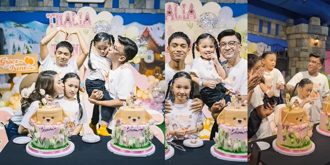 Potret Perayaan Ultah Thania - Thalia, Ruben Onsu Akhirnya Hadir - Tampak Lebih Segar dan Bahagia