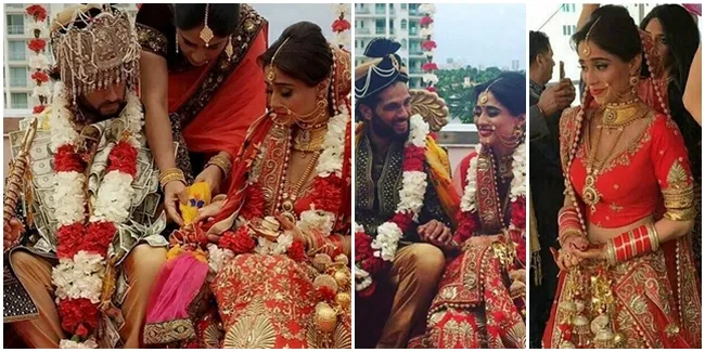 Potret Pernikahan Soumya Seth dan Arun Nayyar di Amerika Serikat
