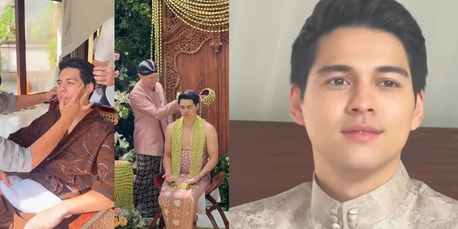 Potret Persiapan Maxime Bouttier di Acara Siraman Jelang Nikah dengan Luna Maya, Cukuran Dulu